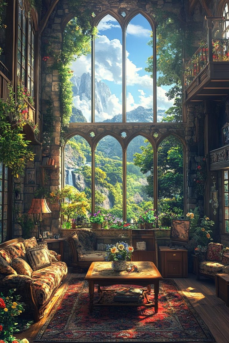Fantasy-Style Living Rooms with Incredible Landscape Views