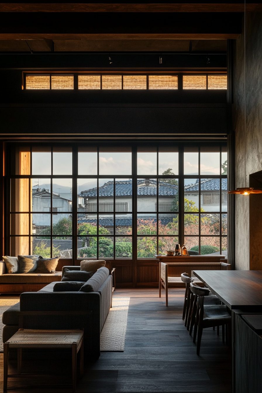 Wabi Sabi Apartment Living Room Interiors