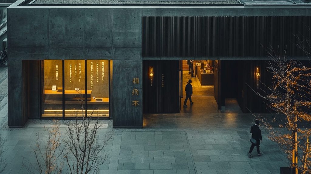 Brutalist-Style Shops in Japan AI Artwork 7