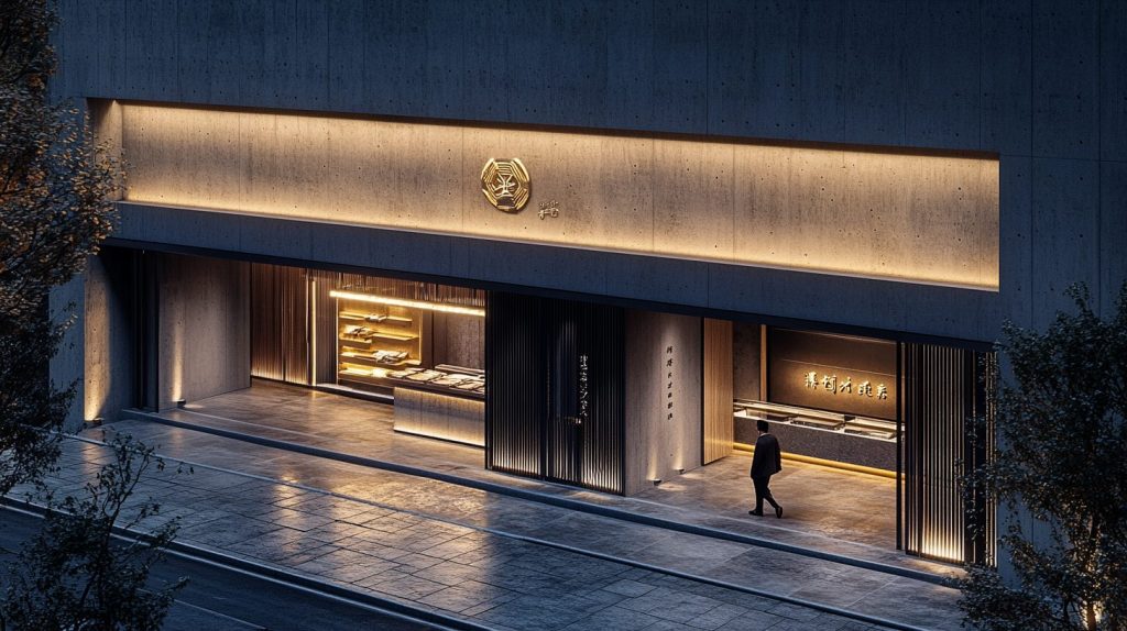 Brutalist-Style Shops in Japan AI Artwork 9