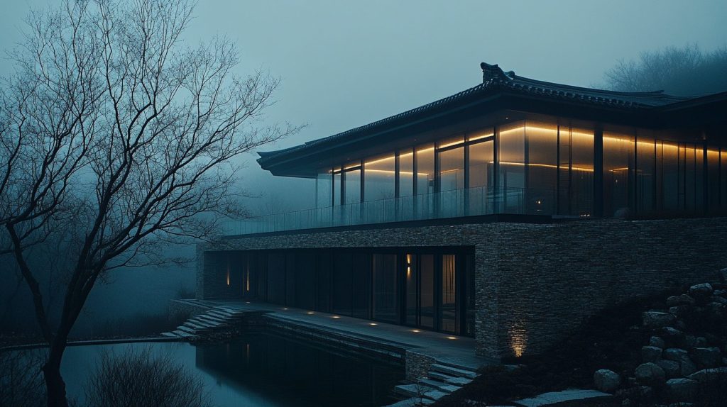Modern Chinese-Style House Designs AI Artwork 17