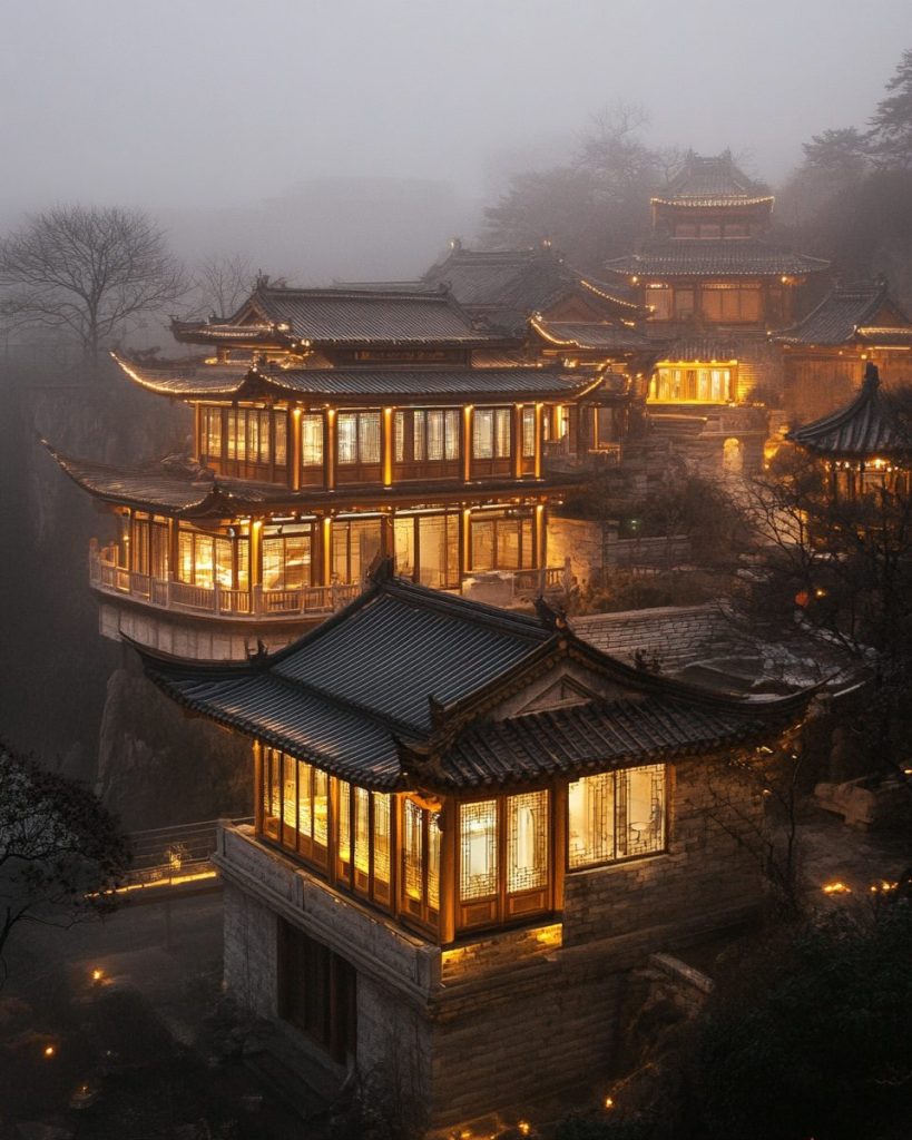 Modern Chinese-Style House Designs AI Artwork 2