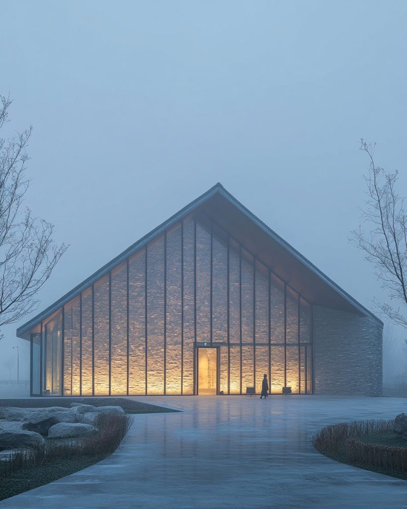 Modern Chinese-Style House Designs AI Artwork 3