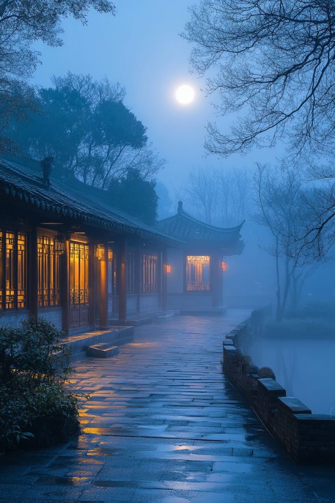 Modern Chinese-Style House Designs AI Artwork 4