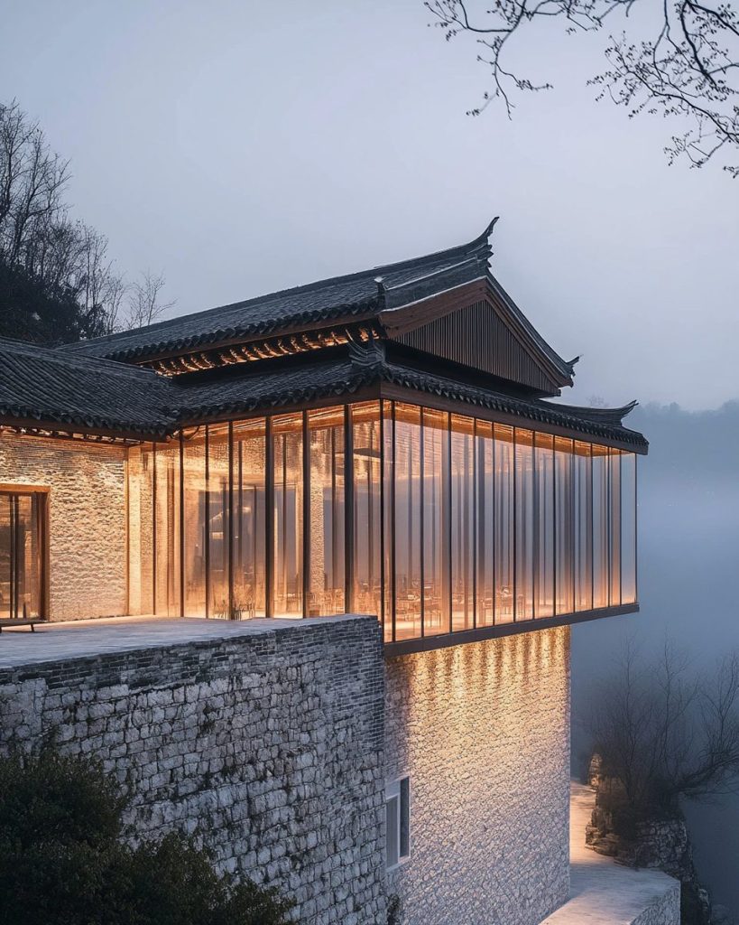 Modern Chinese-Style House Designs AI Artwork 5