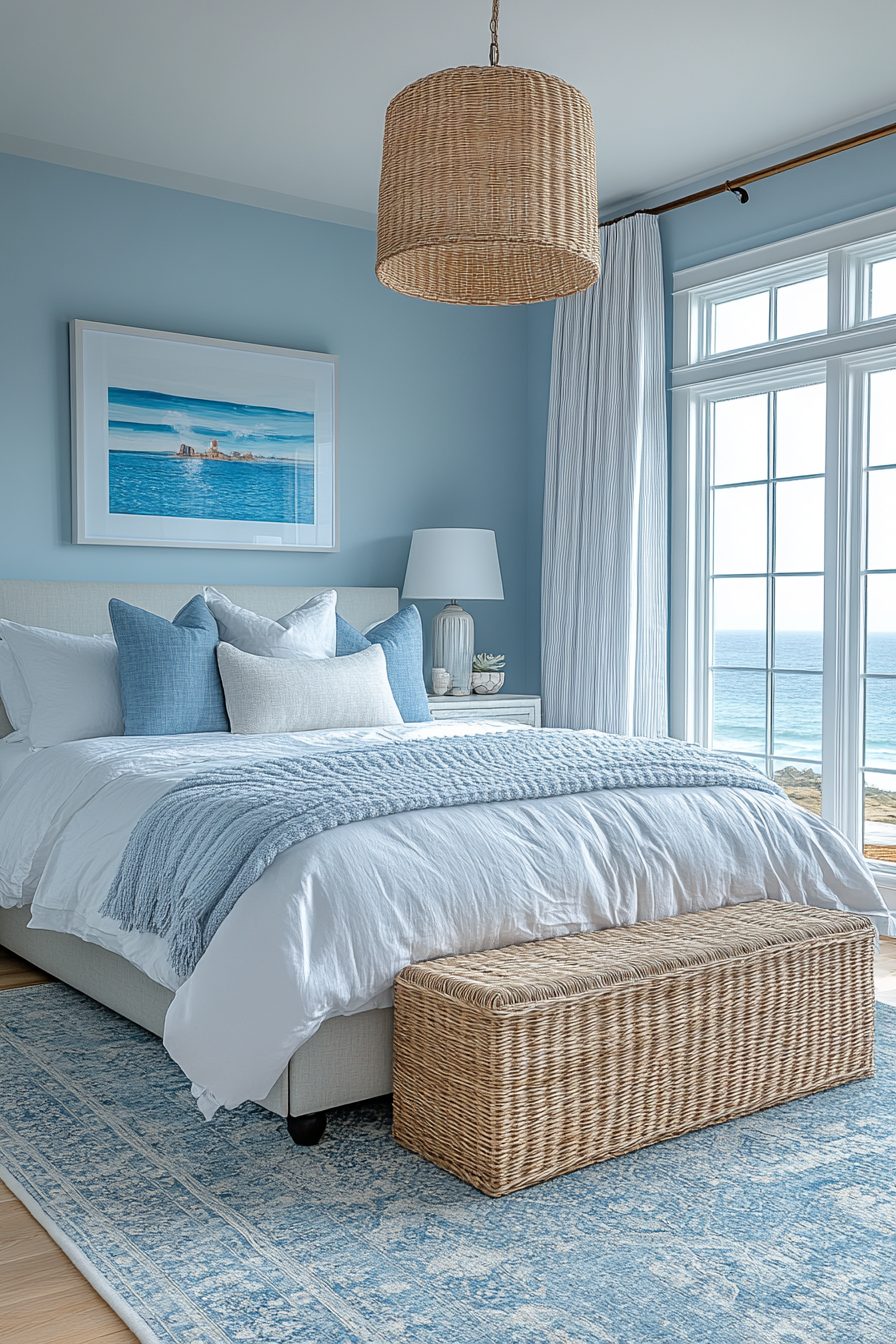 7 Modern Coastal Bedroom Ideas to Bring Extra Peace & Serenity