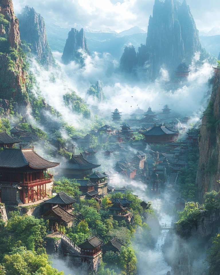 Ancient Chinese Buildings and Walls