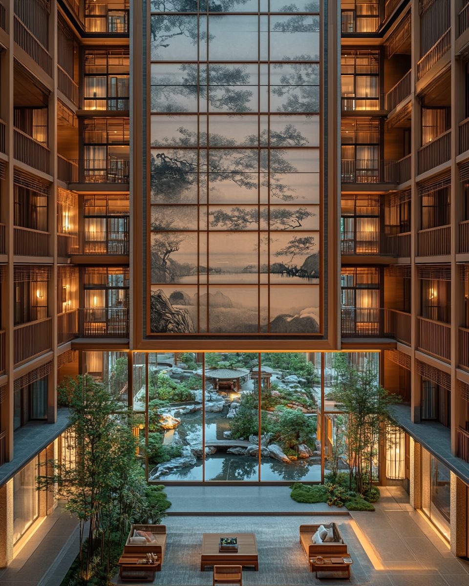 Picture of Apartment Building Japanese-Style Interiors