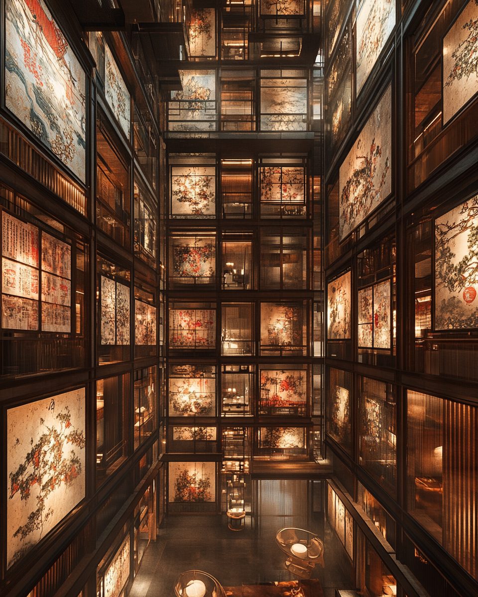 Apartment Building Japanese-Style Interiors