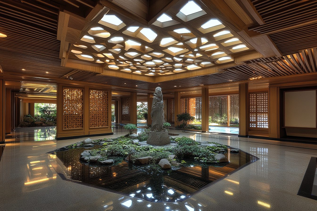 Beautiful Indoor Gardens with Skywells