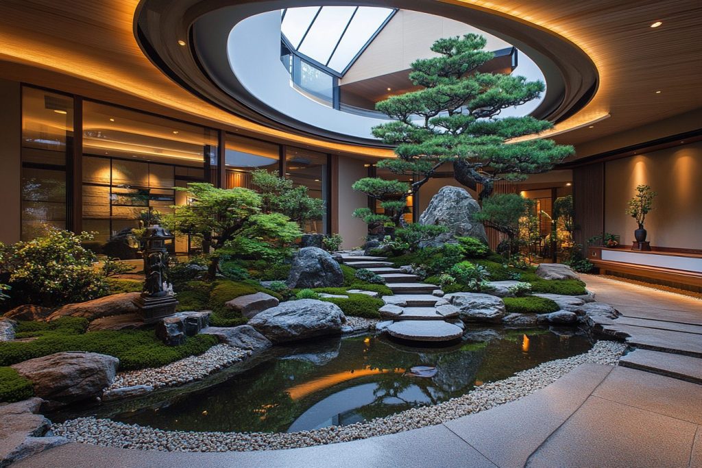 Beautiful Indoor Gardens with Skywells AI Artwork 13