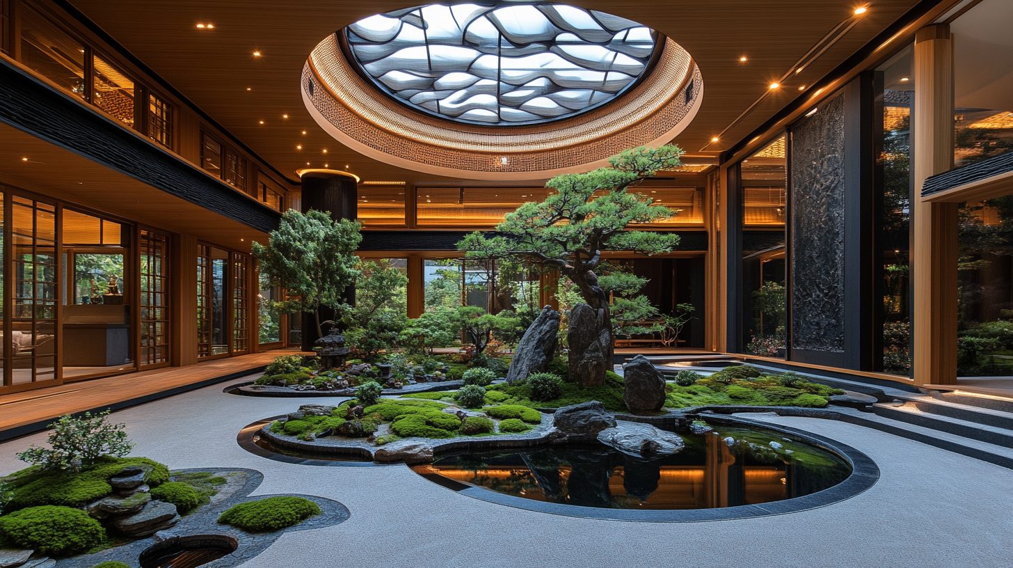 Beautiful Indoor Gardens with Skywells