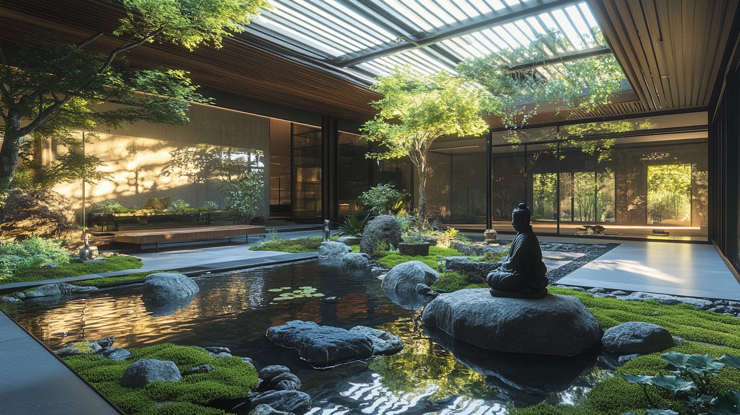 Beautiful Indoor Gardens with Skywells