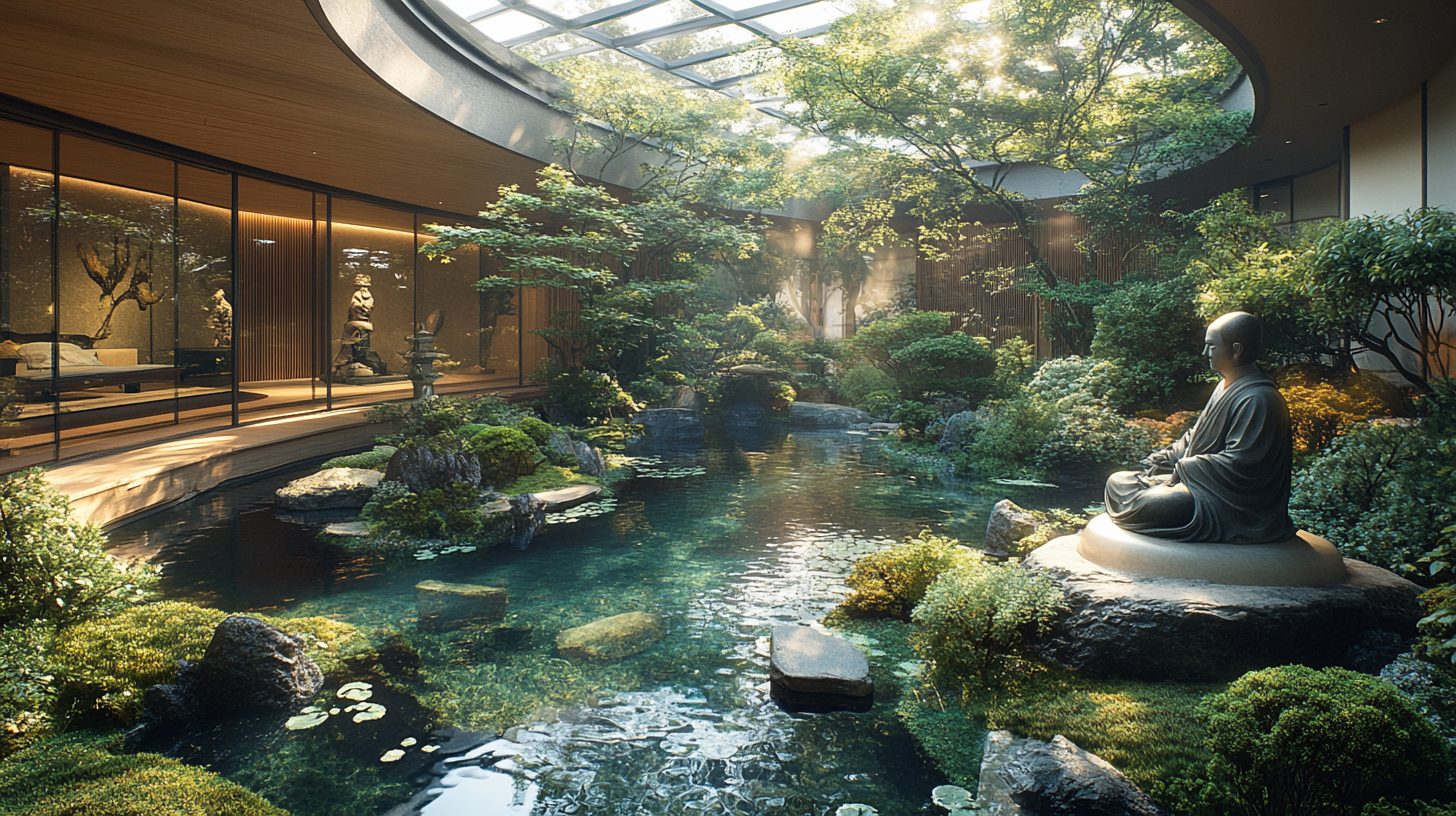 Beautiful Indoor Gardens with Skywells