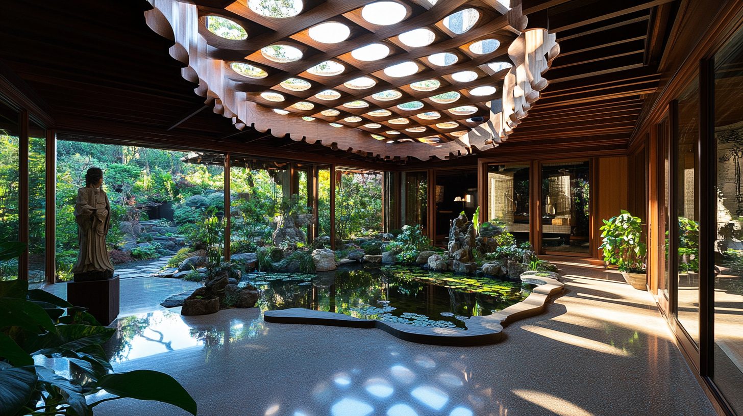 Beautiful Indoor Gardens with Skywells