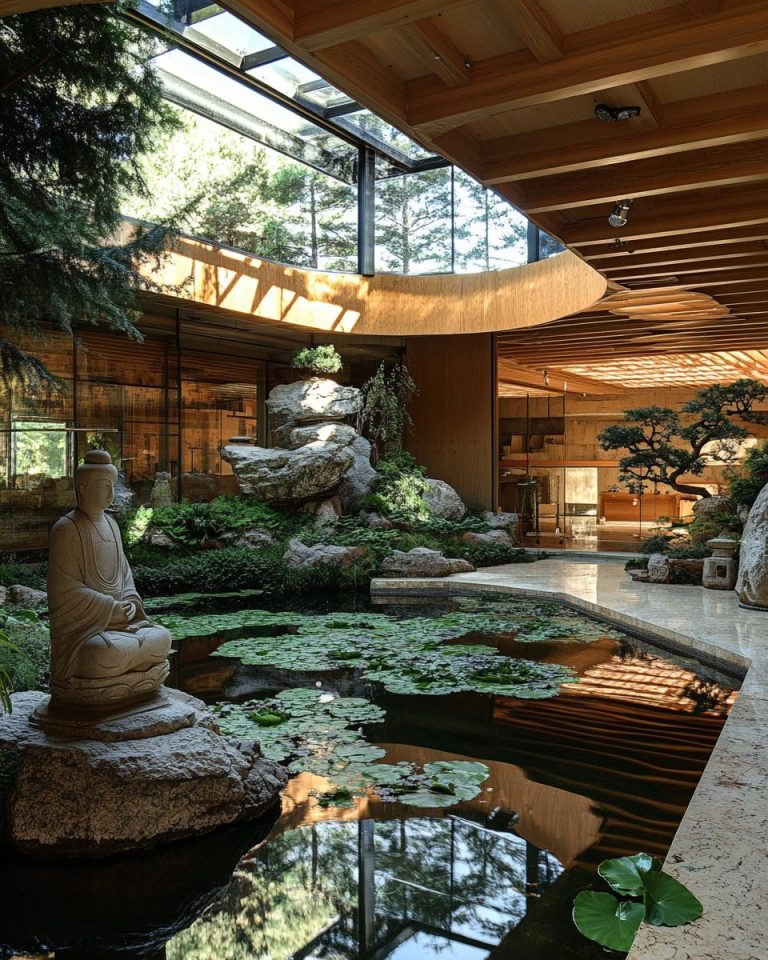 Beautiful Indoor Gardens with Skywells