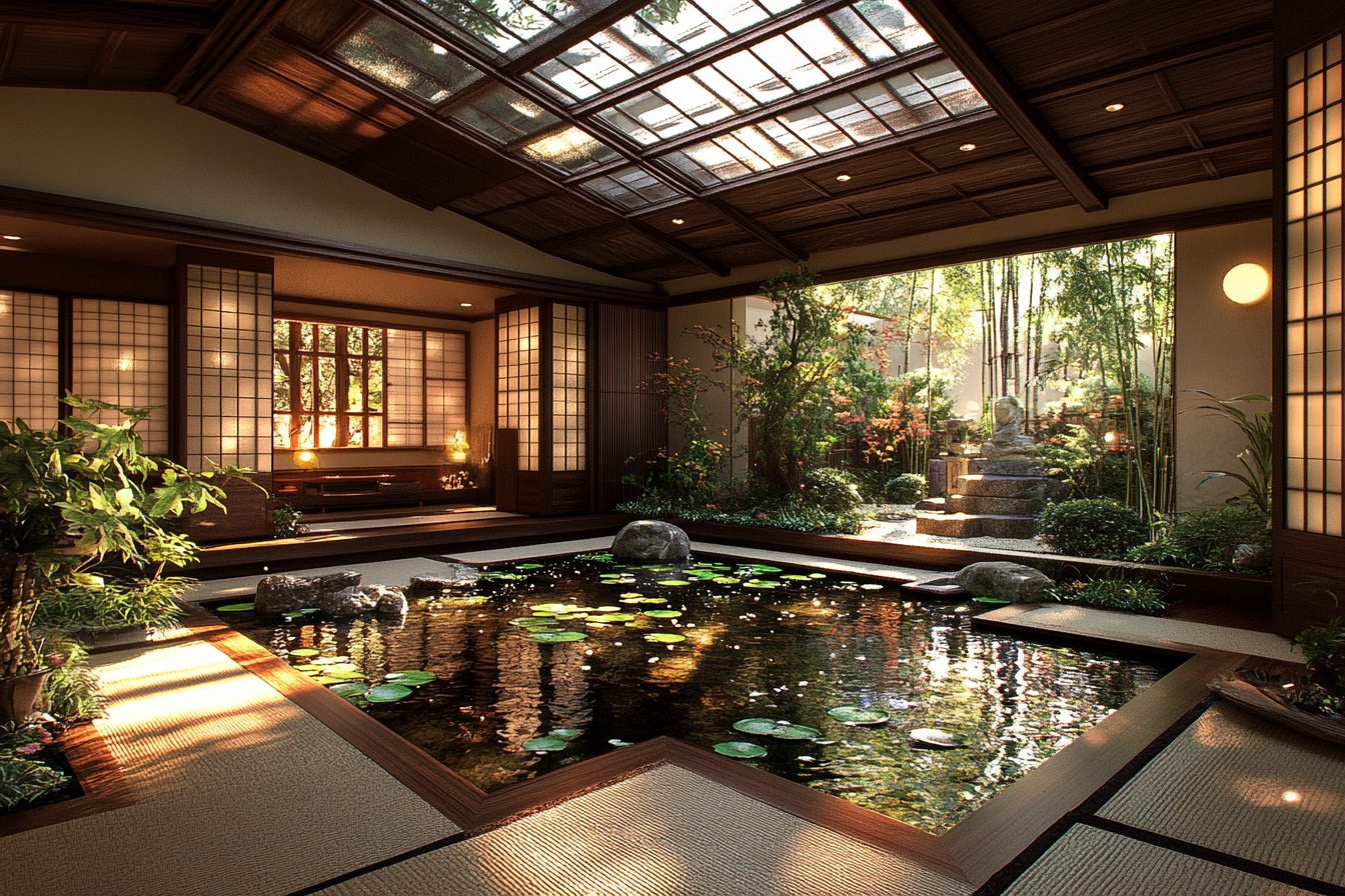 Beautiful Indoor Gardens with Skywells