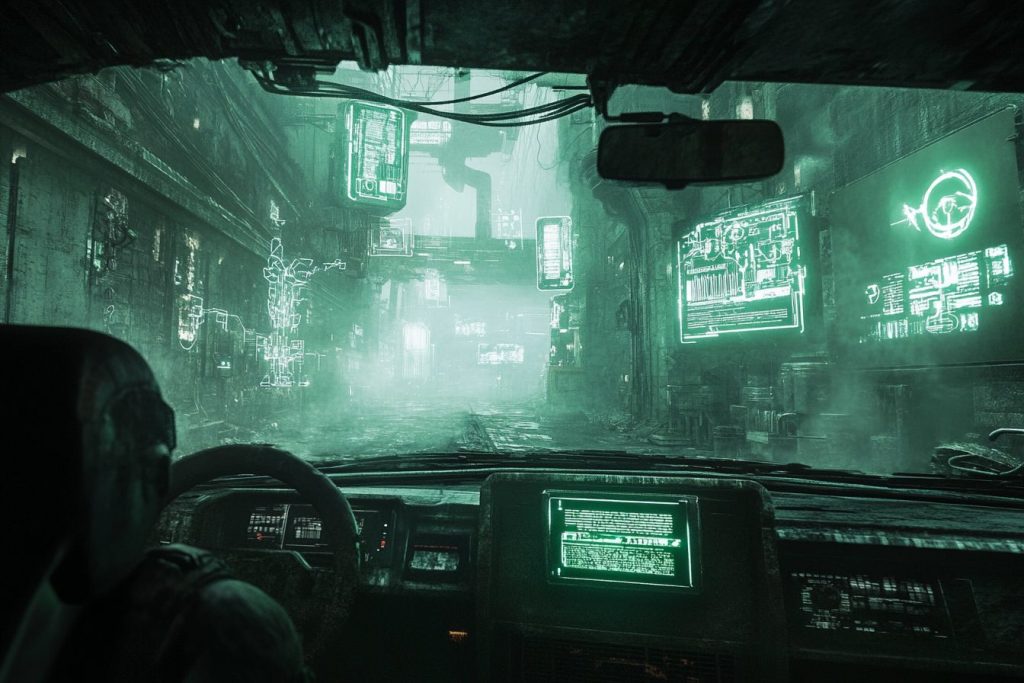 Cyberpunk Dystopian Urban Landscapes AI Artwork 17