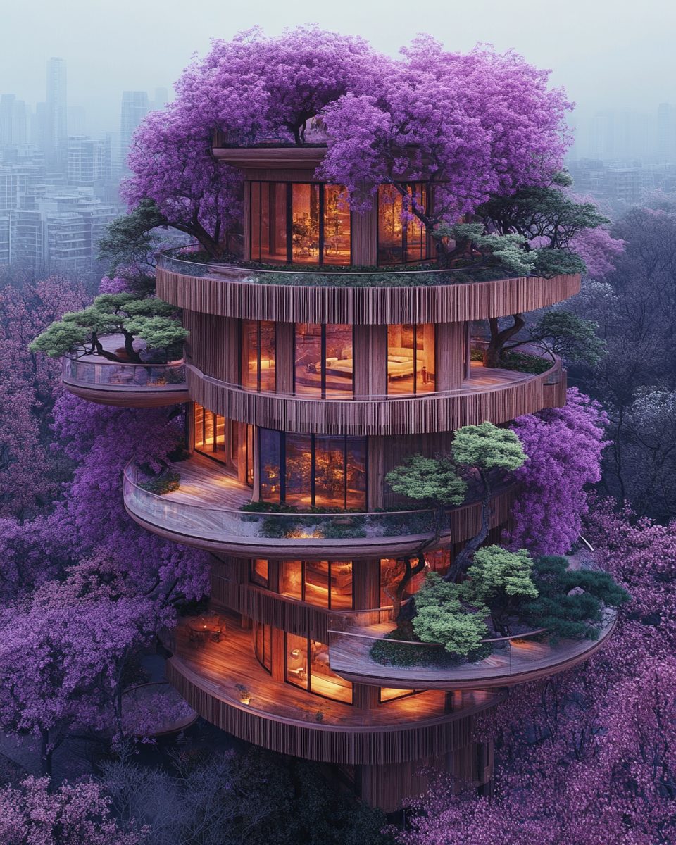 Curated visual reference: Nature Focused Apartment Buildings Photo Inspiration