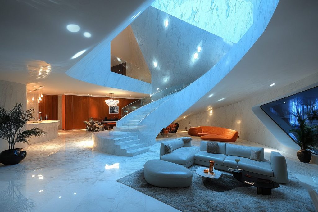 Incredible Contemporary House Interiors AI Artwork 15