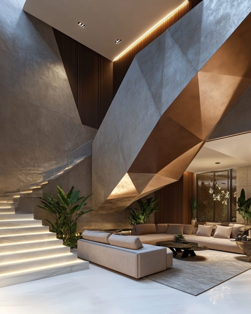 Incredible Contemporary House Interiors AI Artwork 3