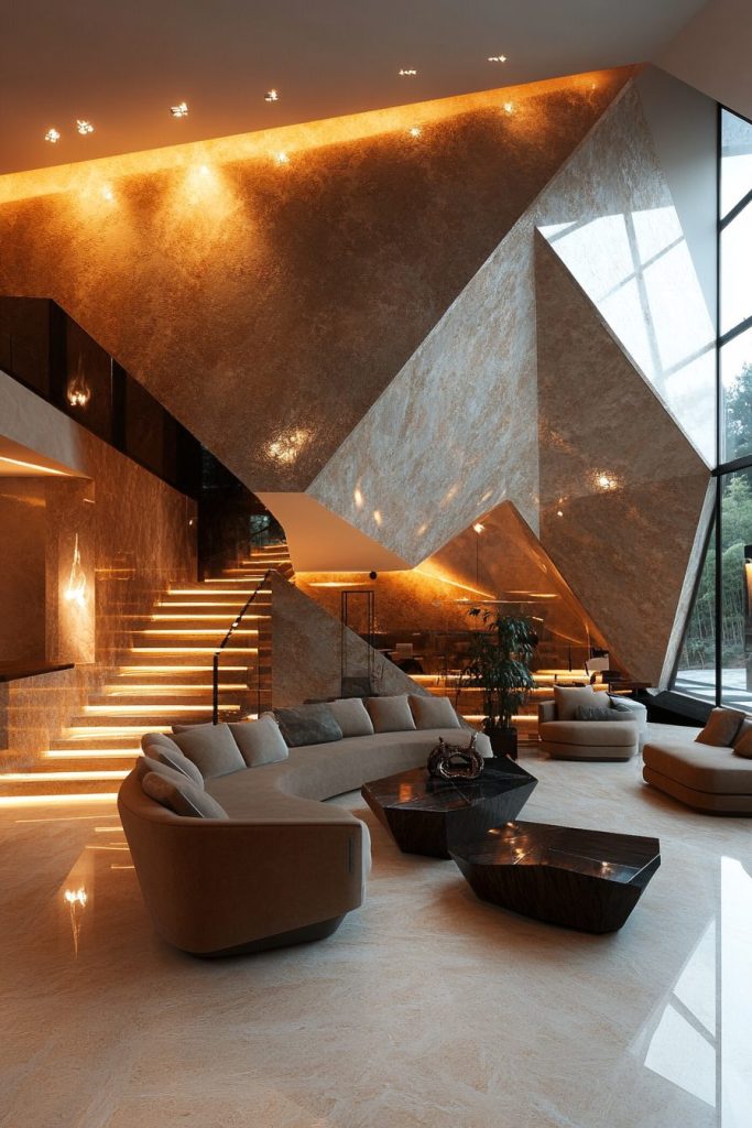 Incredible Contemporary House Interiors AI Artwork 8