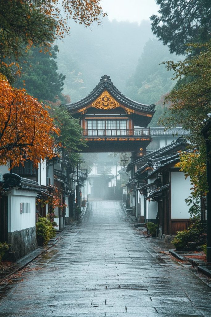 Japanese Arches and Gates AI Artwork 10