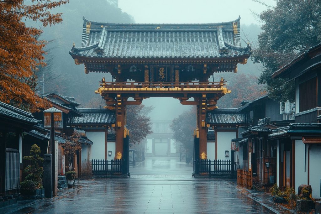 Japanese Arches and Gates AI Artwork 18