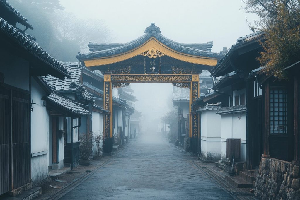 Japanese Arches and Gates AI Artwork 19