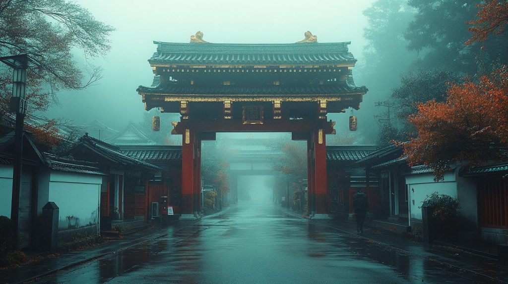 Japanese Arches and Gates AI Artwork 21