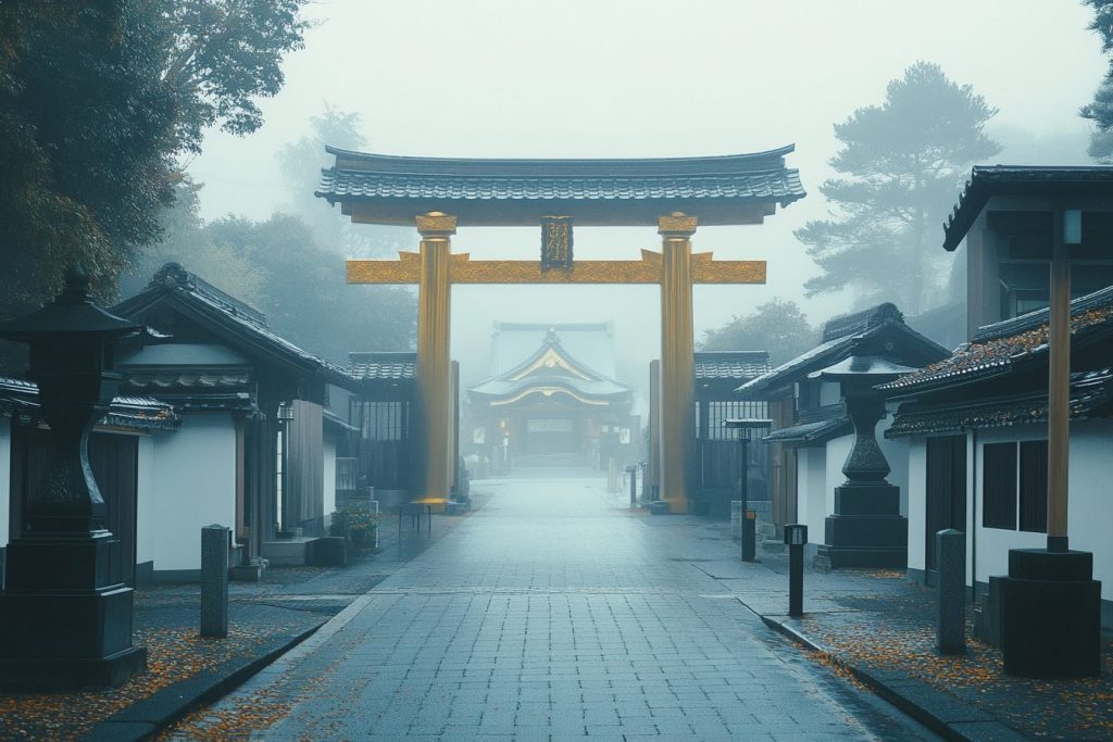 Japanese Arches and Gates AI Artwork 22