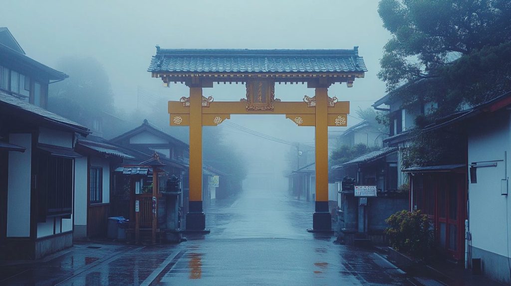 Japanese Arches and Gates AI Artwork 24