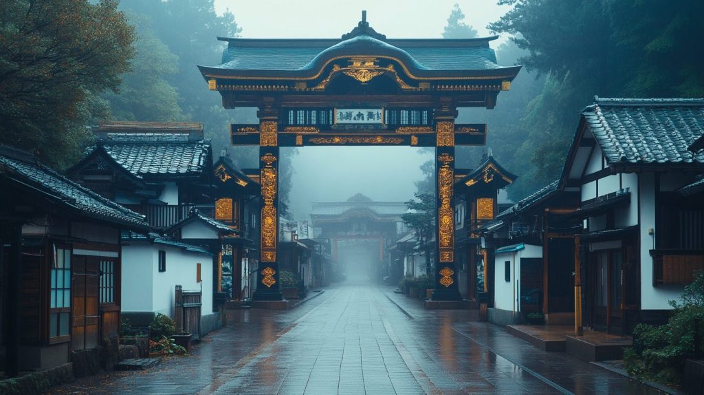 Japanese Arches and Gates AI Artwork 25