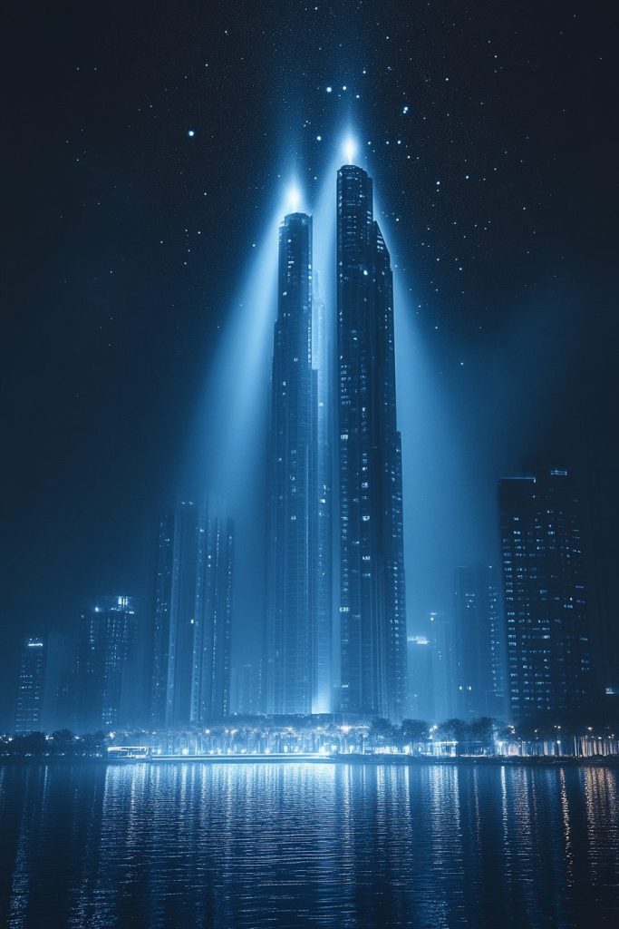 The City Lights of the Night AI Artwork 13