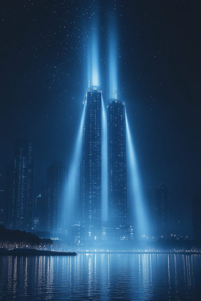 The City Lights of the Night AI Artwork 2