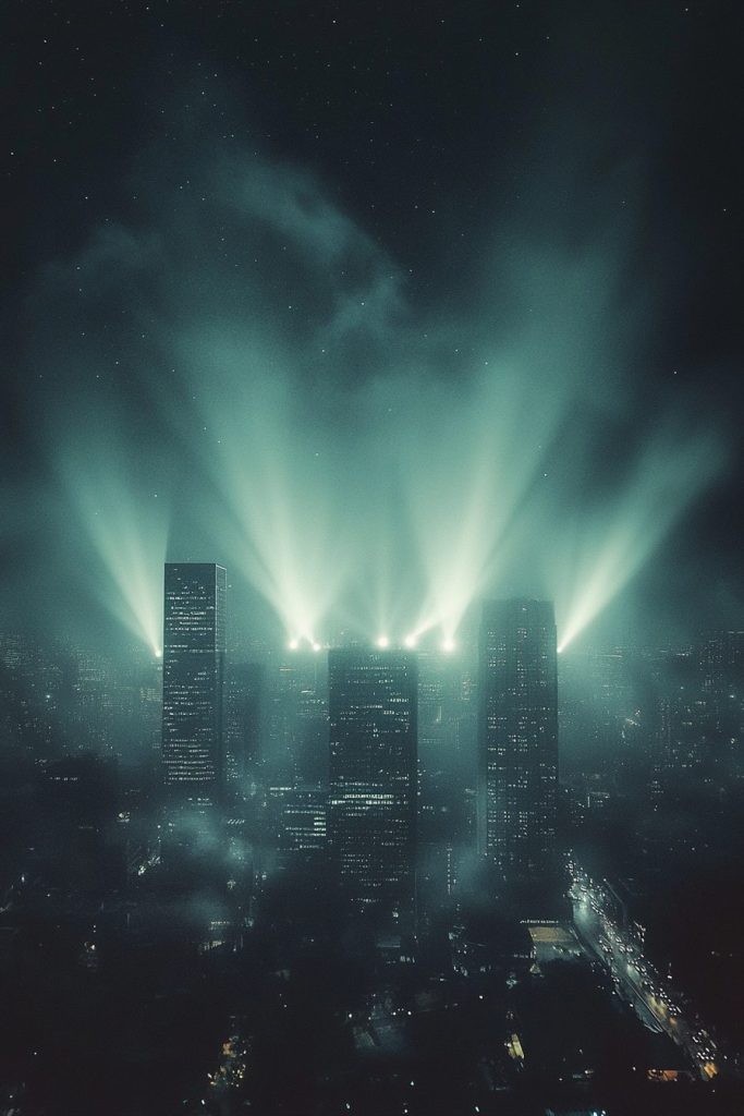 The City Lights of the Night AI Artwork 6