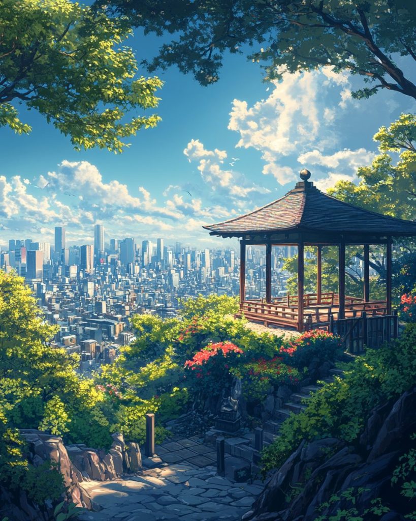 The Outskirts of Tokyo City - Anime Vibes 11