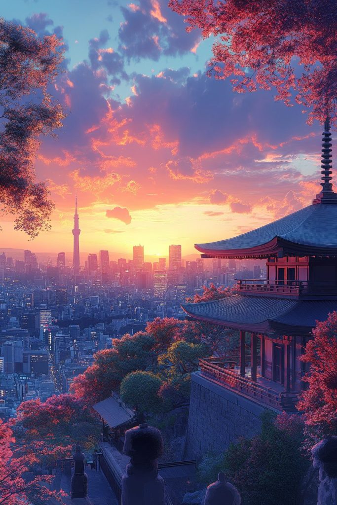 The Outskirts of Tokyo City - Anime Vibes 12