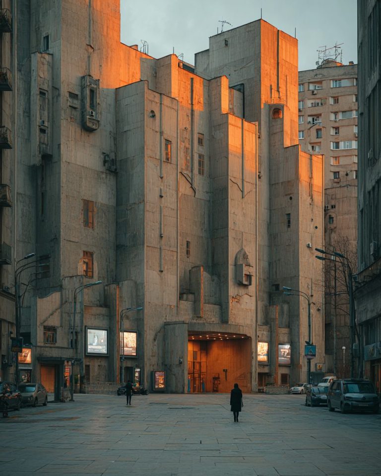 Austere Building The Brutalist Buildings Facades