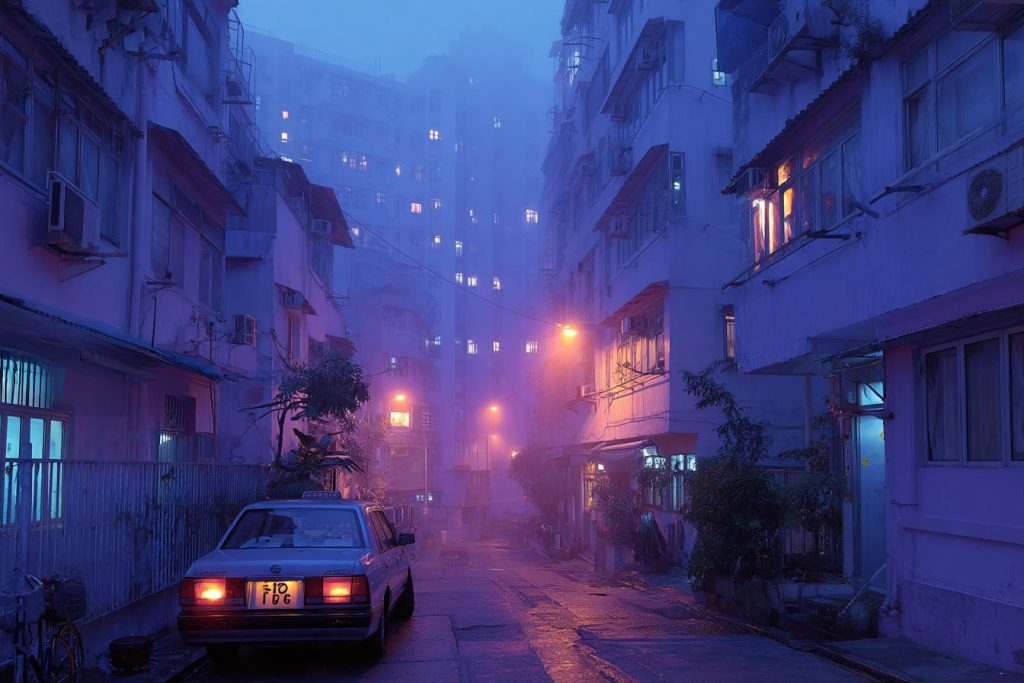 The Roads of Hong Kong City AI Artwork 12