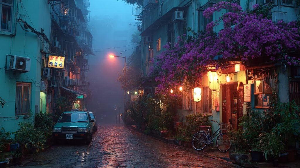 The Roads of Hong Kong City AI Artwork 14