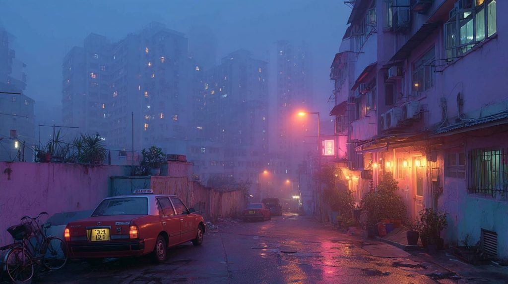 The Roads of Hong Kong City AI Artwork 17
