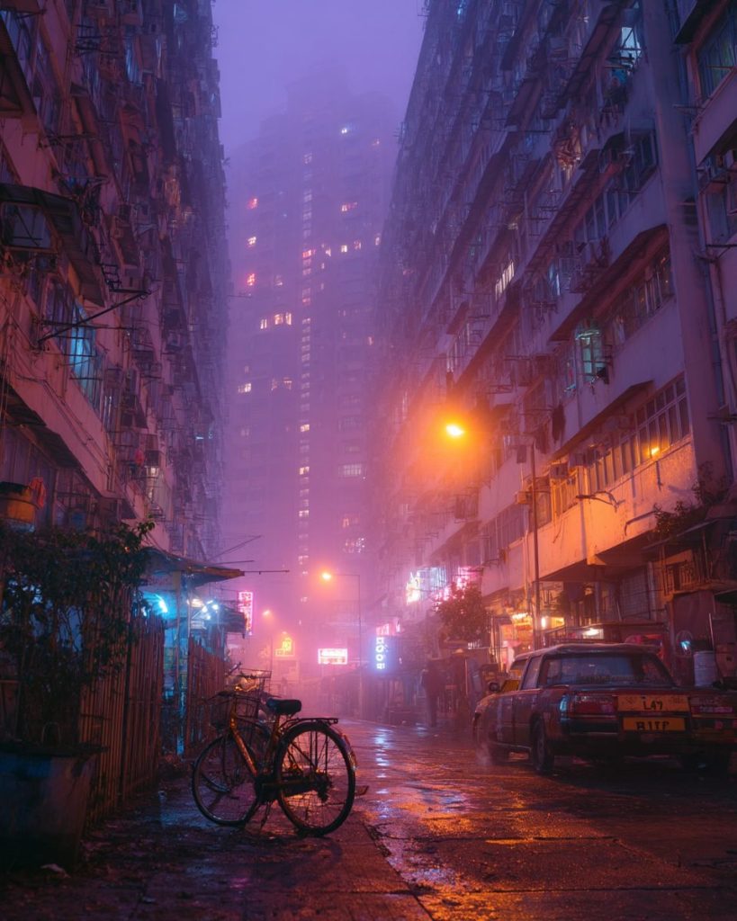 The Roads of Hong Kong City AI Artwork 5