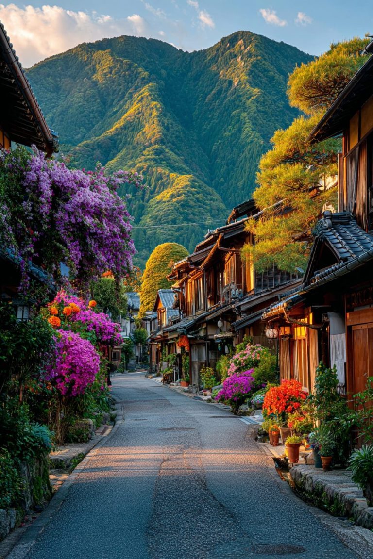 Japanese Rural Towns of Flowers