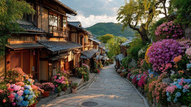 Japanese Rural Towns of Flowers