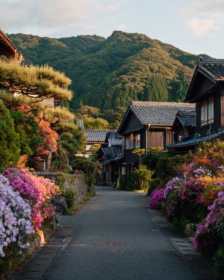 Japanese Rural Towns of Flowers