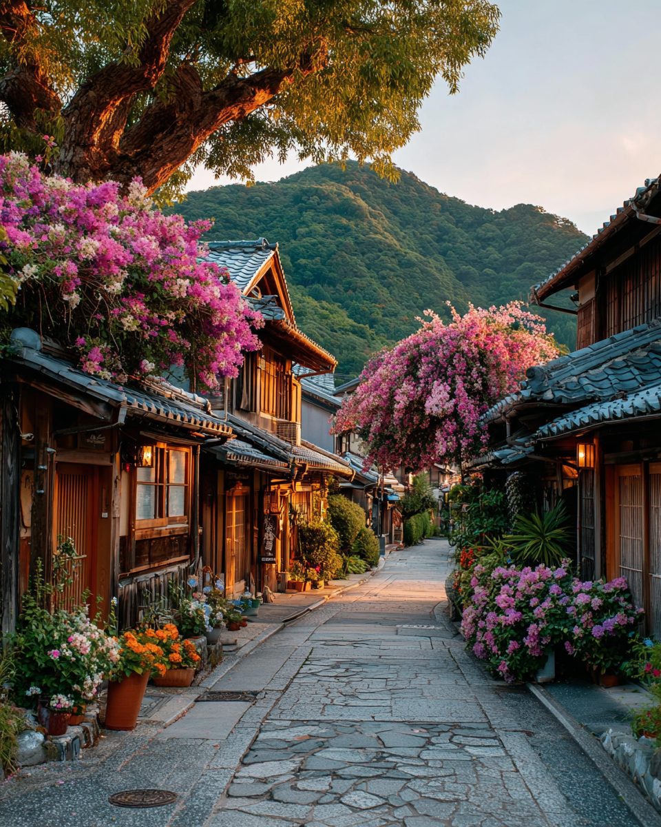 Japanese Rural Towns of Flowers