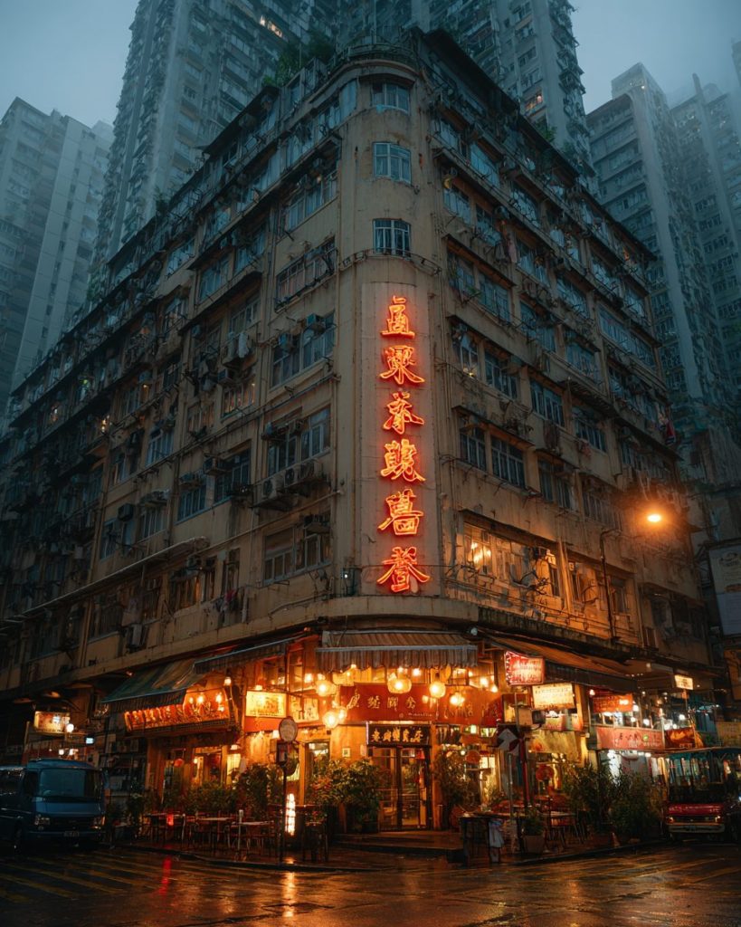 Old Chinese Restaurants of Hong Kong AI Artwork 10