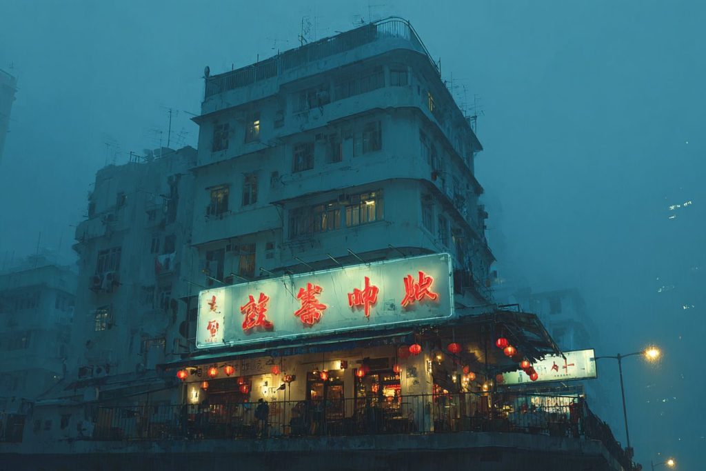 Old Chinese Restaurants of Hong Kong AI Artwork 12