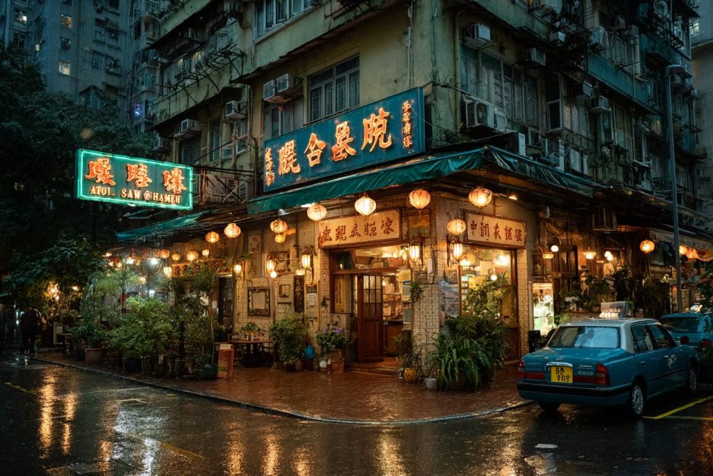 Old Chinese Restaurants of Hong Kong AI Artwork 14